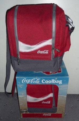 9605-5 € 10,00 coca cola coolbag voor 6 blikjes